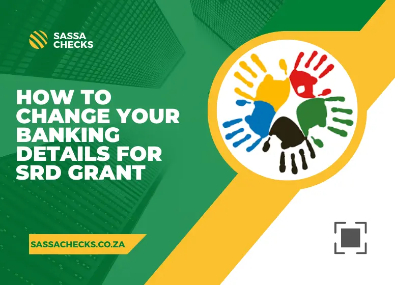 how to change your banking details for srd grant