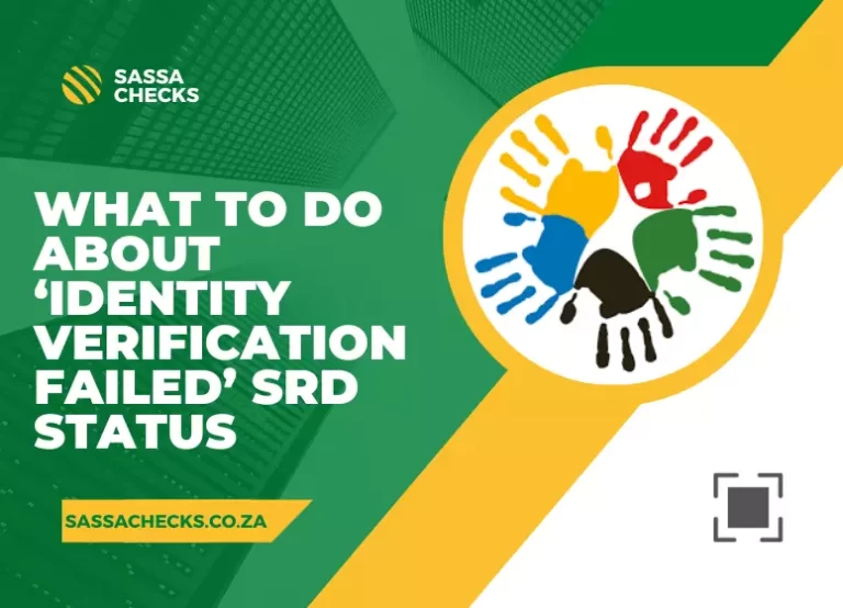 What To Do About ‘Identity Verification Failed’ SRD Status