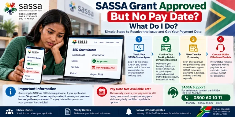 SASSA Grant Approved But No Pay Date What Do I Do